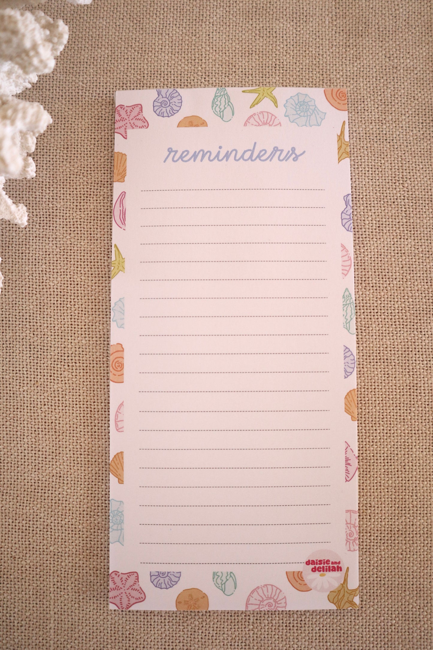 to-do list - white shells