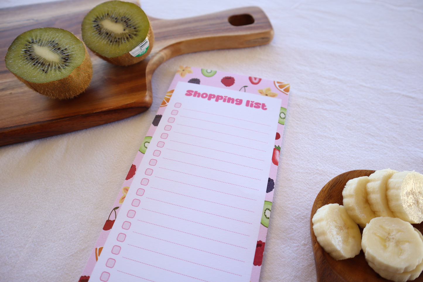 shopping list - fruity
