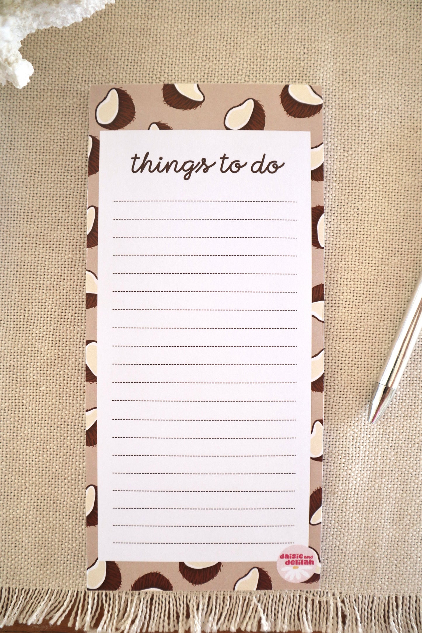 to-do list - coconuts