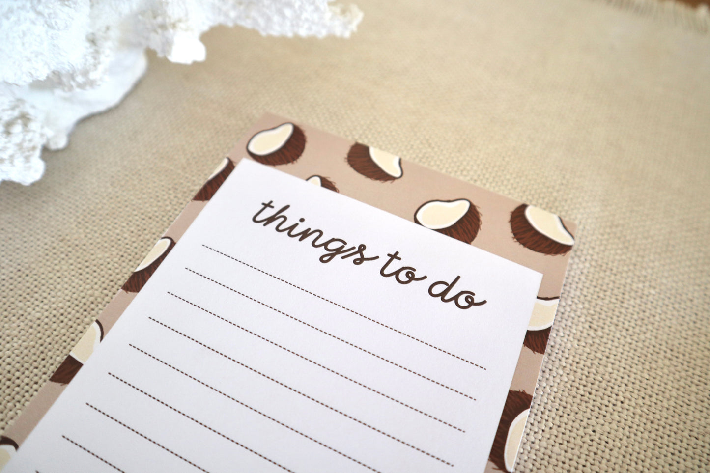 to-do list - coconuts