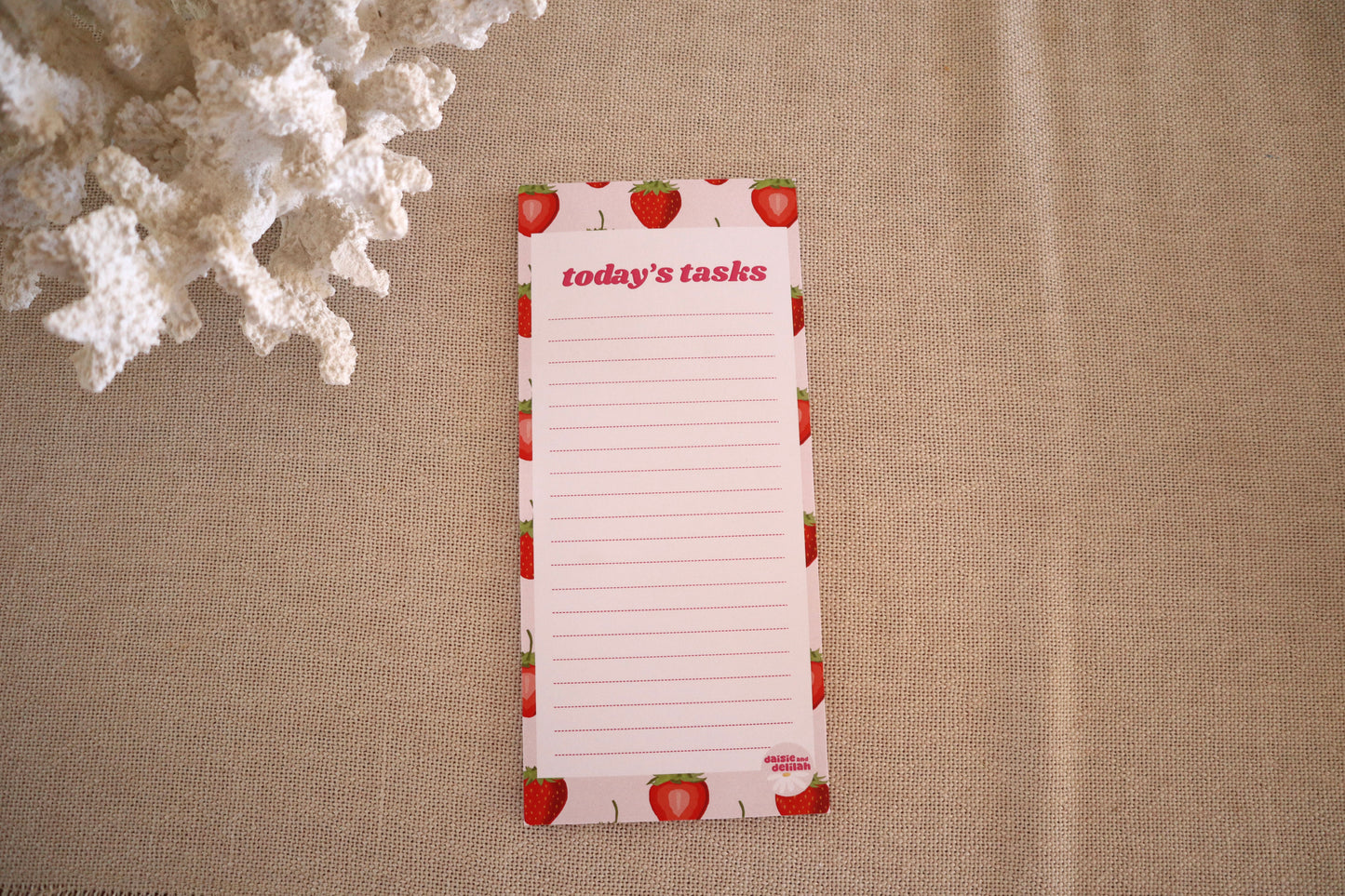 to-do list - strawberries