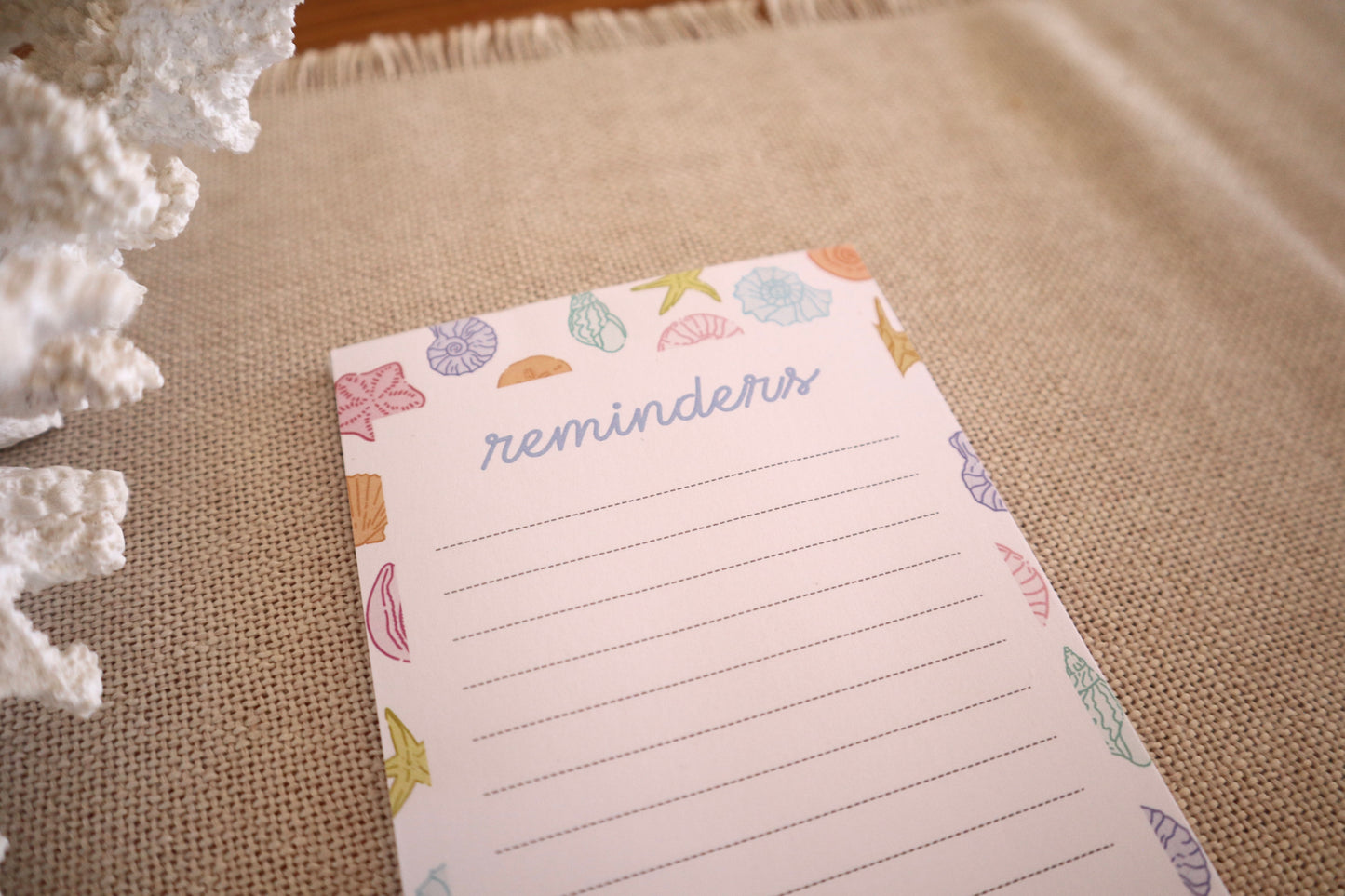 to-do list - white shells