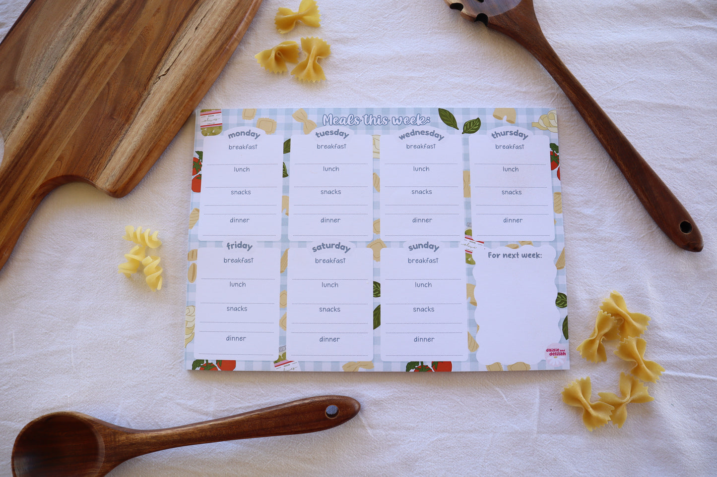 meal planner - pasta!