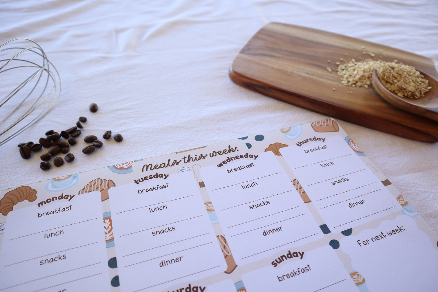 meal planner - bakery