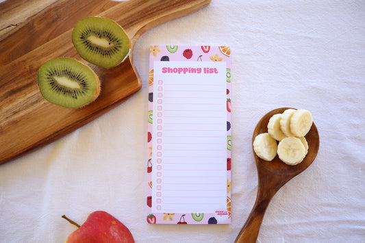 shopping list - fruity
