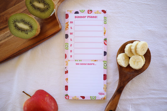 simplified meal planner - fruity