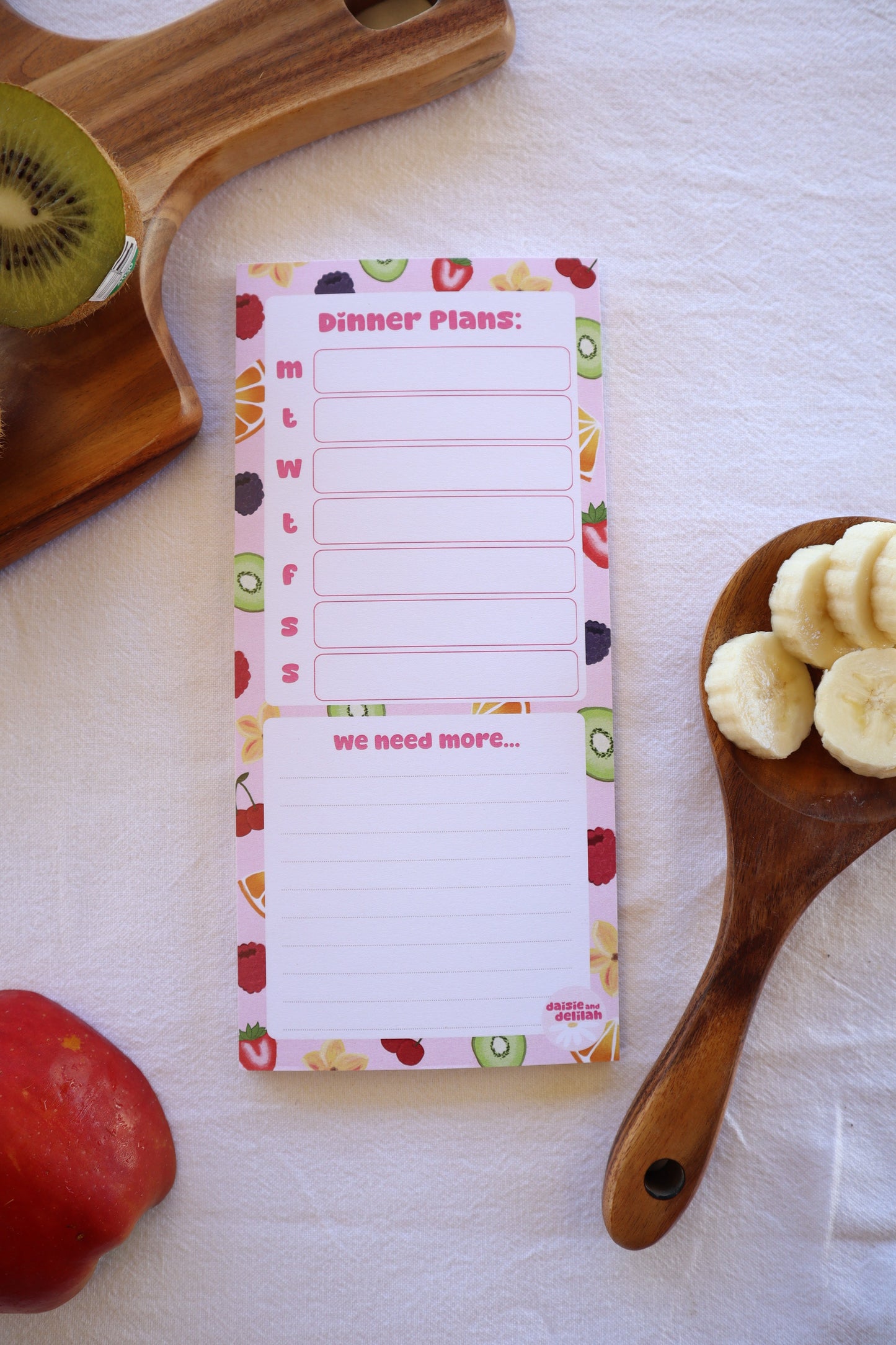 simplified meal planner - fruity