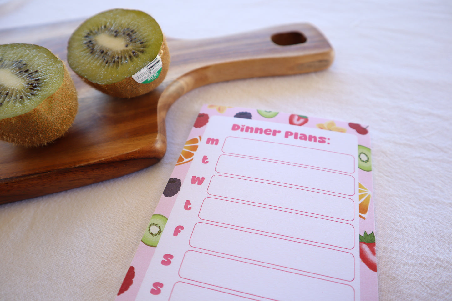 simplified meal planner - fruity