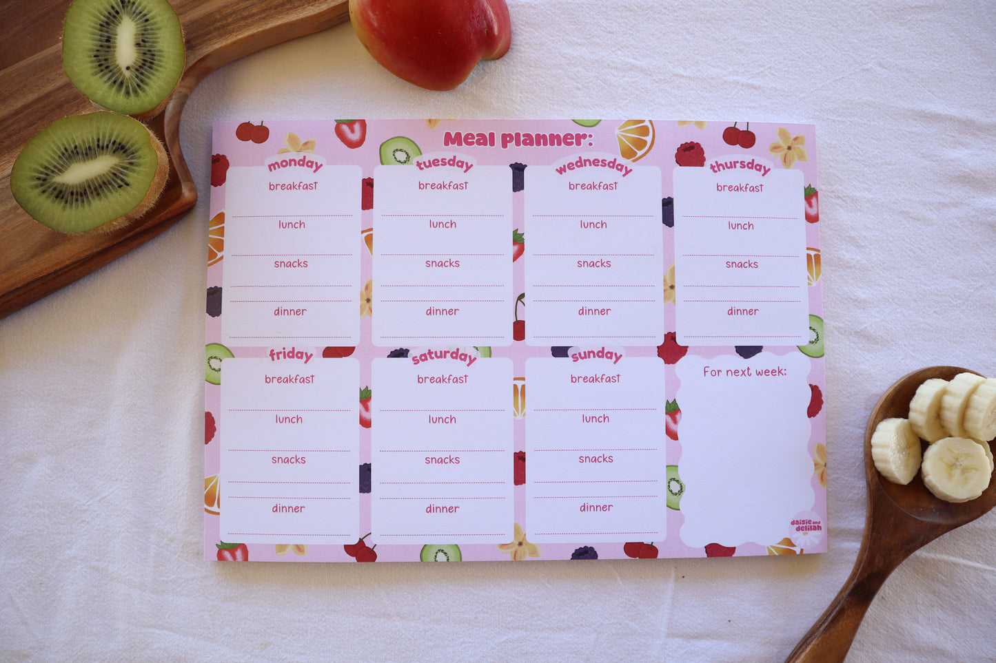 meal planner - fruity