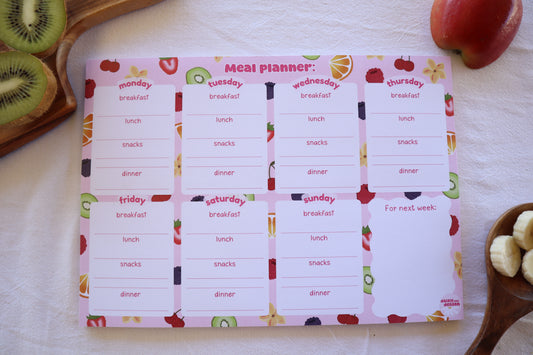 meal planner - fruity