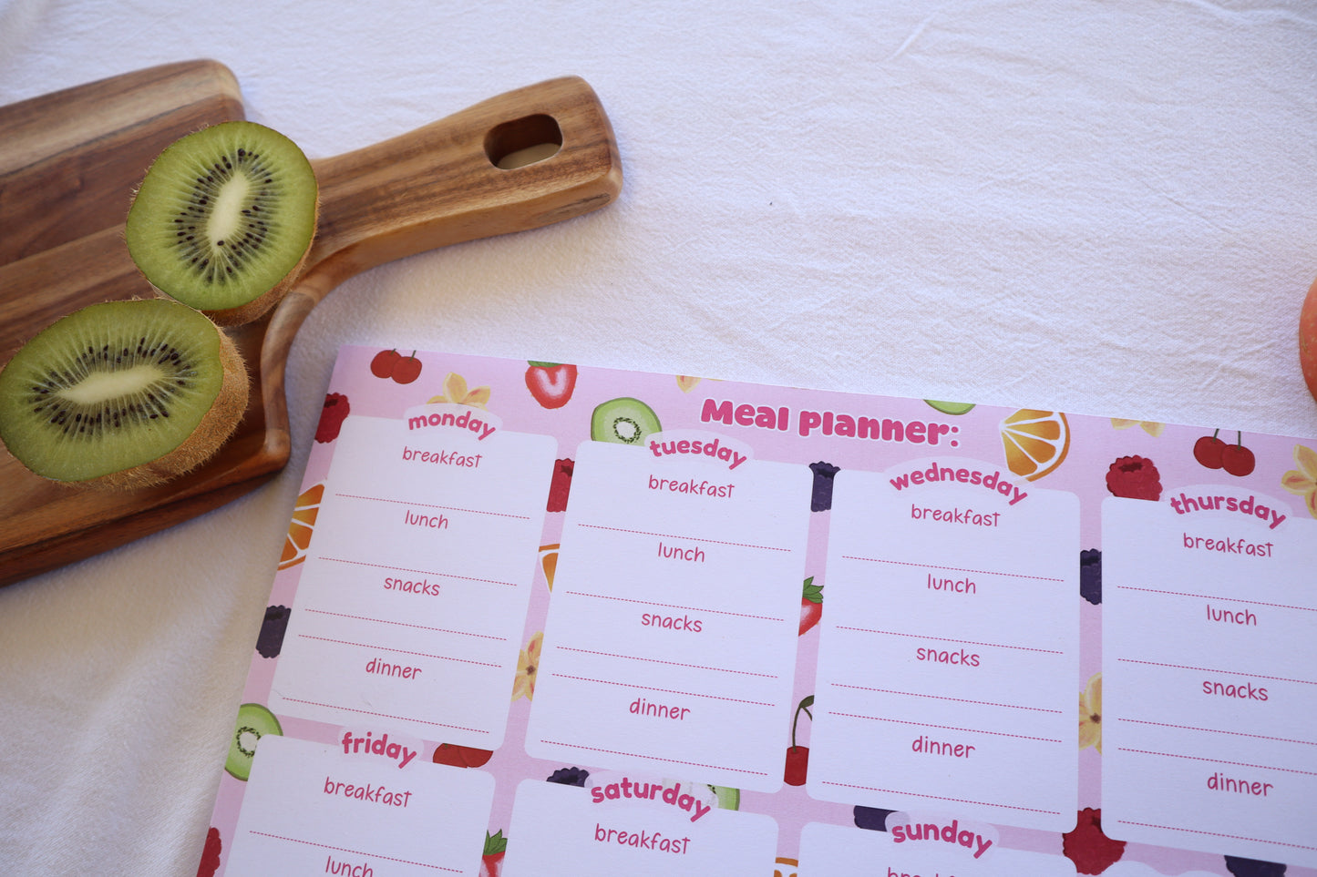 meal planner - fruity
